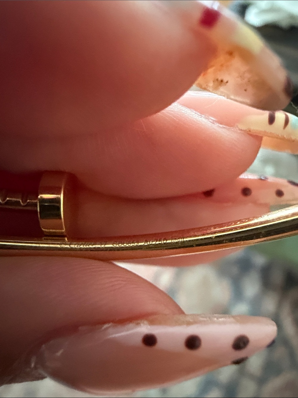Juste Un Clou 18k Cartier Bracelet circumference:6.60” - Picture 4 of 5